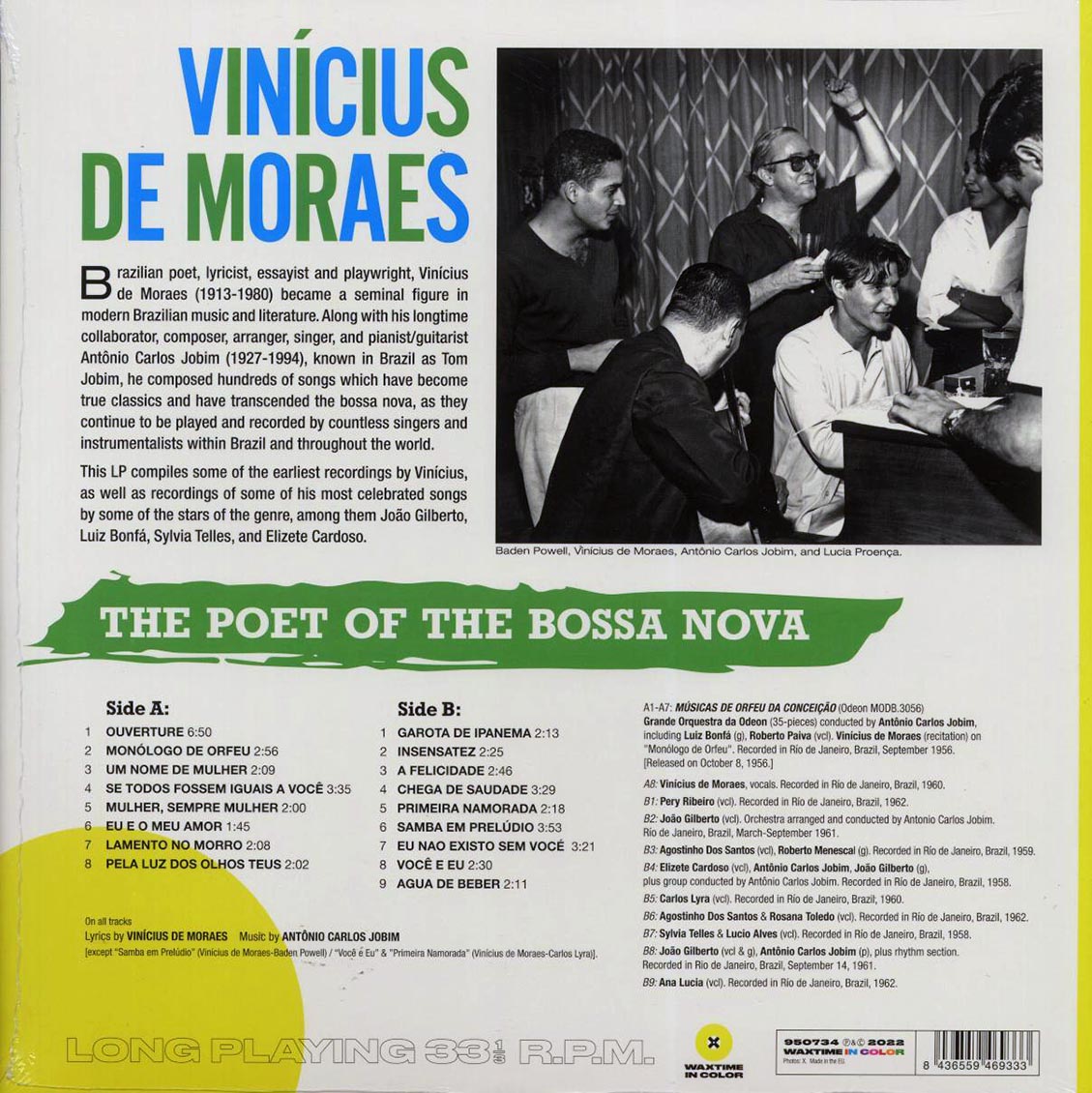 Vinicius De Moraes - The Poet Of The Bossa Nova (ltd. ed.) (180g) (yellow vinyl) Vinyl Record