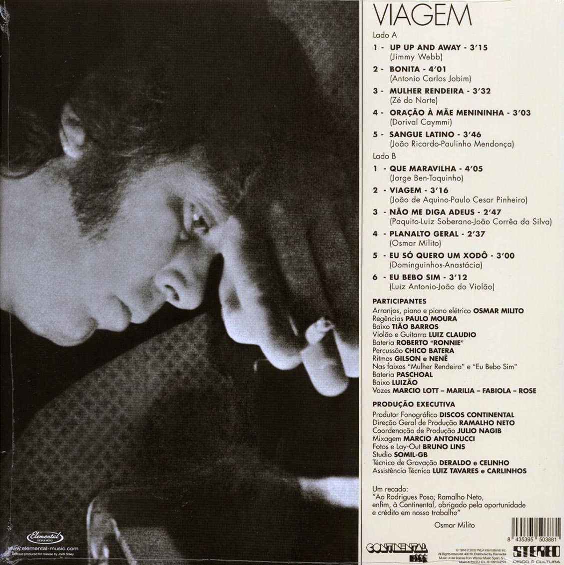 Osmar Milito - Viagem (ltd. ed.) (180g) Vinyl Record
