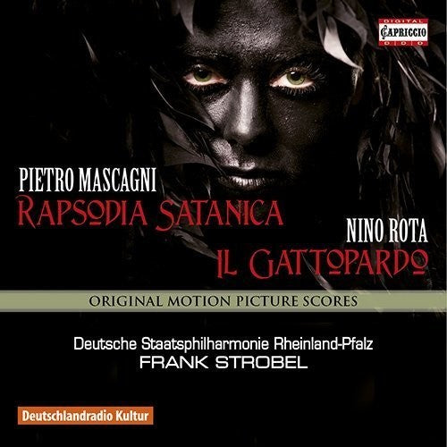 the album cover for Staatsphilharmonie Rheinland-Pfalz - Rapsodia Satanica - Il Gattopardo (Score) (Original Soundtrack)