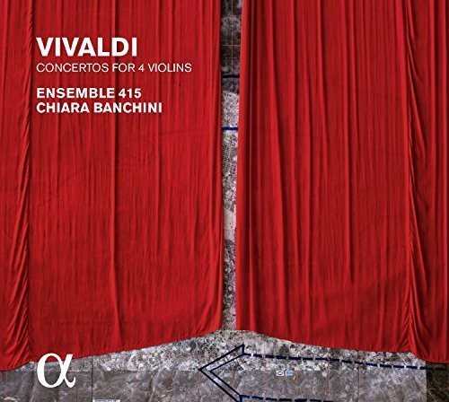 the album cover for Chiara Banchini / Ensemble 415 - Concertos for 4 Violins