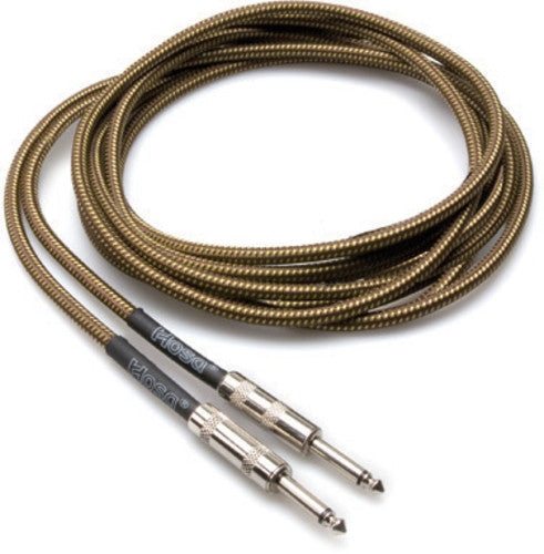 Hosa Tweed Guitar Cable Straight To Same 18 Ft - Hosa Tweed Guitar Cable Straight To Same 18 Ft - Professional Audio
