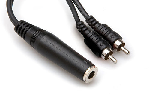Hosa Y Cable 1/4 In Tsf To Dual Rca - Hosa Y Cable 1/4 In Tsf To Dual Rca - Professional Audio