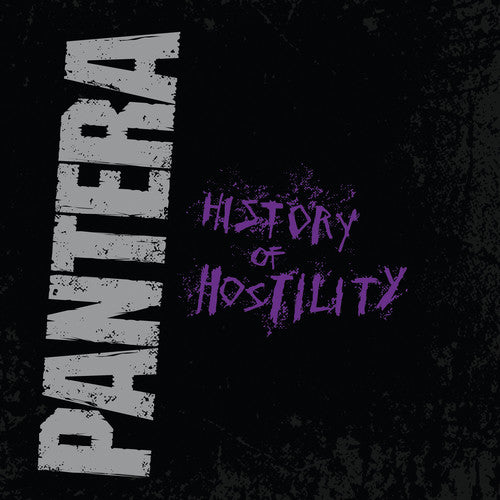 the album cover for Pantera - History of Hostility
