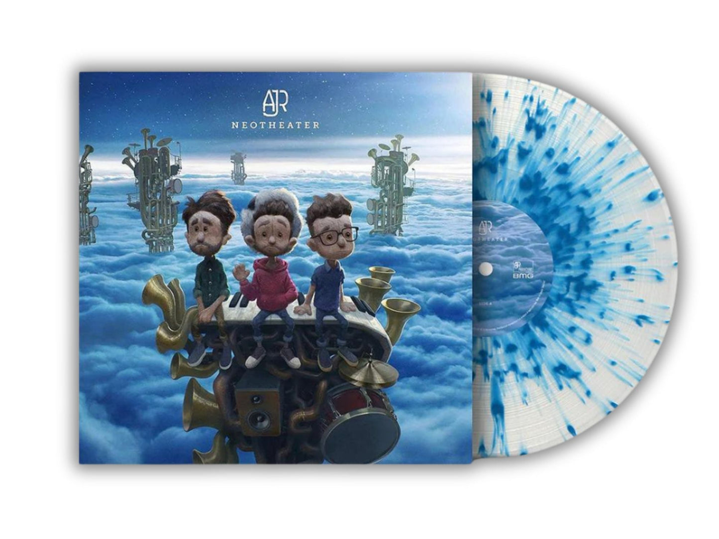 AJR - Neotheater (Limited Edition Clear w/ Blue Splatter Colored Vinyl) Vinyl Record