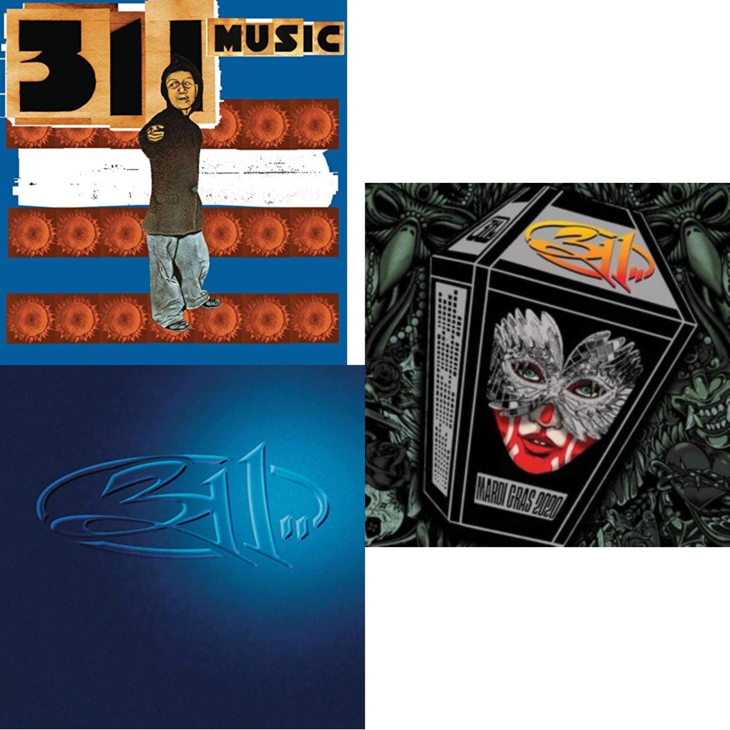 311 - Music (2LP/Gatefold) & 311 (2LP/180G/Gatefold) & Mardi Gras 2020 (Purple Vinyl/2LP)