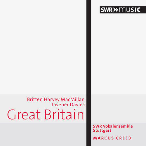 the album cover for Britten / Creed / Swr Vokalensemble - Great Britain