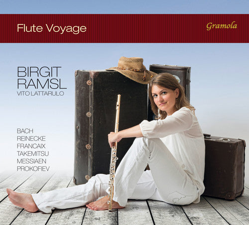 the album cover for C Bach PE / Ramsl / Lattarulo - Flute Voyage