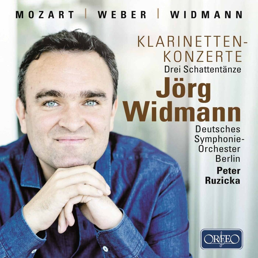 the album cover for Mozart / Weber / Widmann / Ruzicka - Concertos for Clarinet