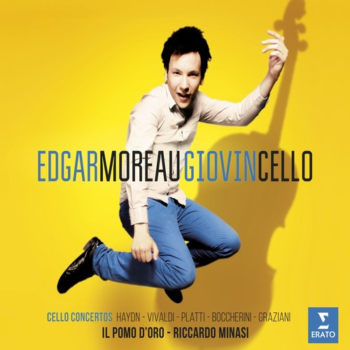 the album cover for Edgar Moreau - Giovincello (Baroque Concerti)