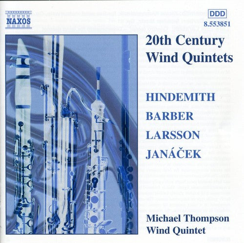 the album cover for Michael Harris - 20th Century Wind Quintets