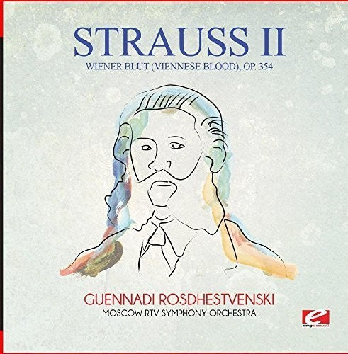 the album cover for Moscow RTV Symphony Orchestra - Wiener Blut (Viennese Blood) Op. 354