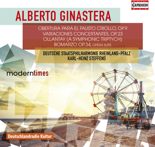 the album cover for Ginastera / Deutsche Staatsphilharmonie Rheinland - Alberto Ginastera: Orchestral Works