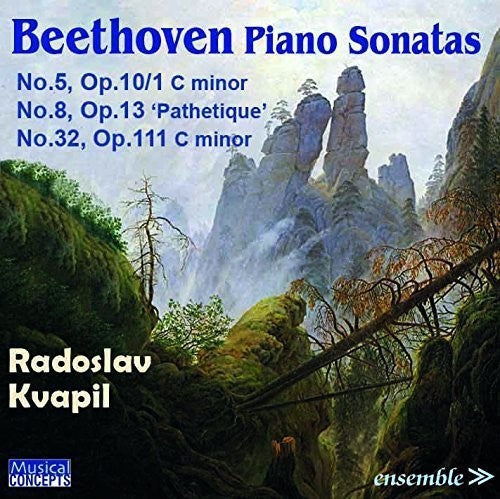 Beethoven / Kvapil,radoslav - Piano Sonatas No. 5 Op.10/1 No.8 Op. 13 - Music CD