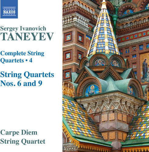 Taneyev / Carpe Diem String Quartet - Complete String Quartets 4 - Music CD