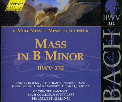 the album cover for J.S. Bach - Mass in B minor