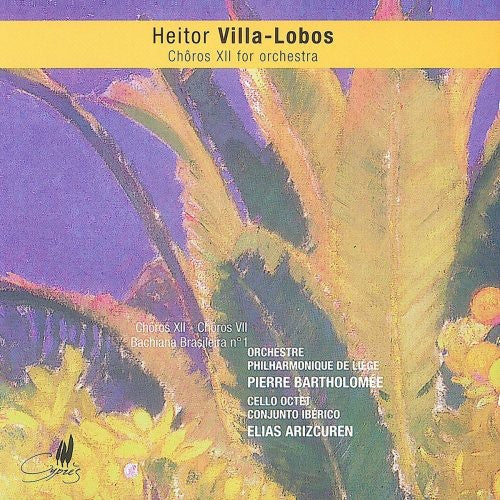 the album cover for Pierre Bartholomée - Choros Xii & Vii/Bachiana Brasileira 1