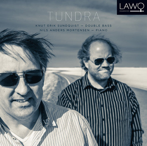 the album cover for Erik Sundquistknut - Tundra: music for double bass and piano