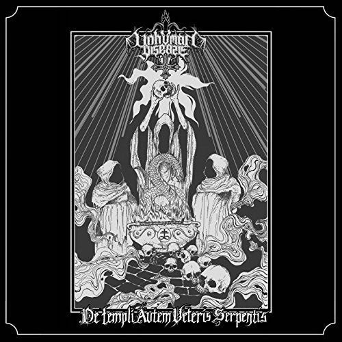 the album cover for Unhuman Disease - De Templi Autem Veteris Serpentis