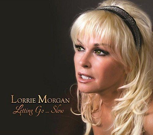 the album cover for Lorrie Morgan - Letting Go... Slow