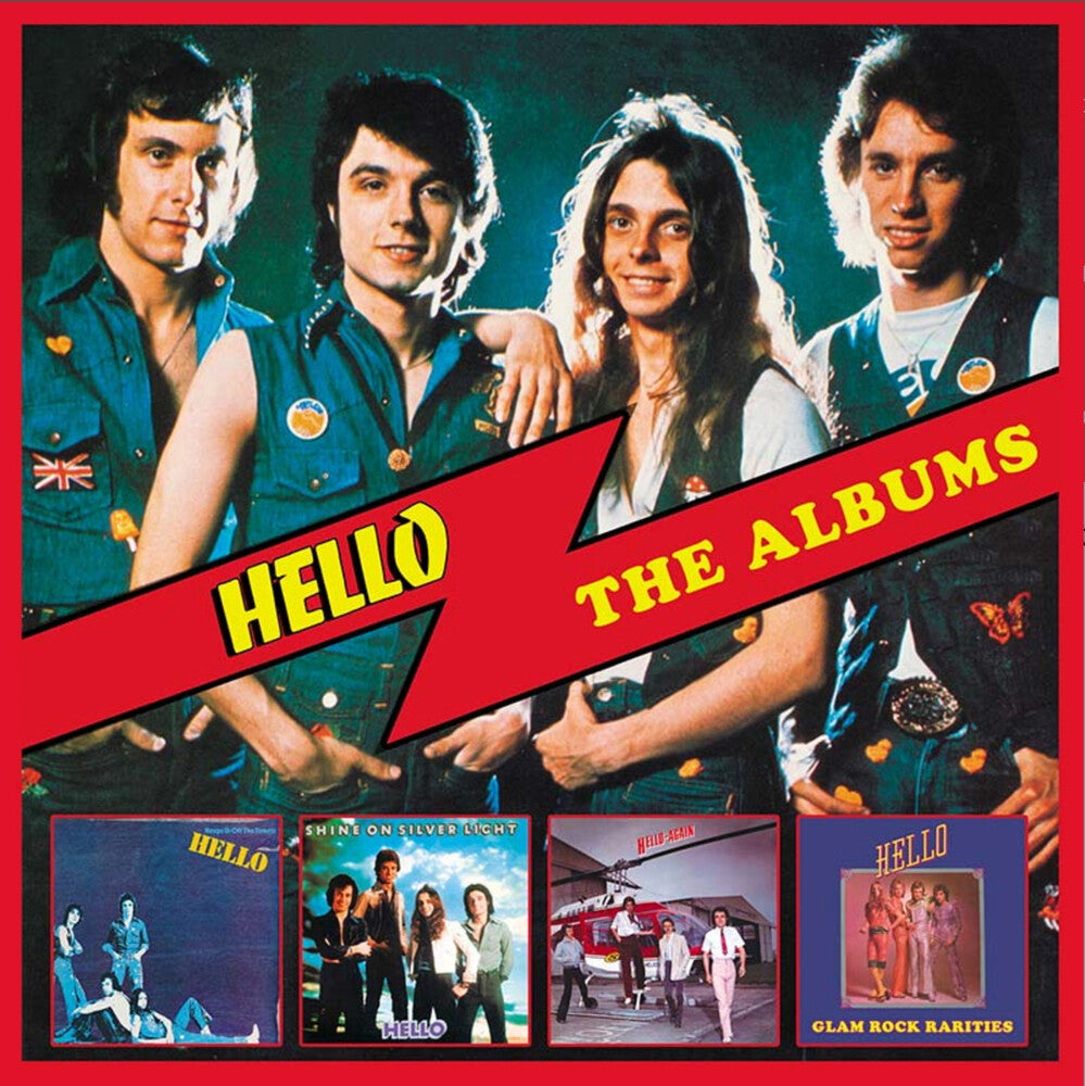 the album cover for Hello - Hello: The Albums