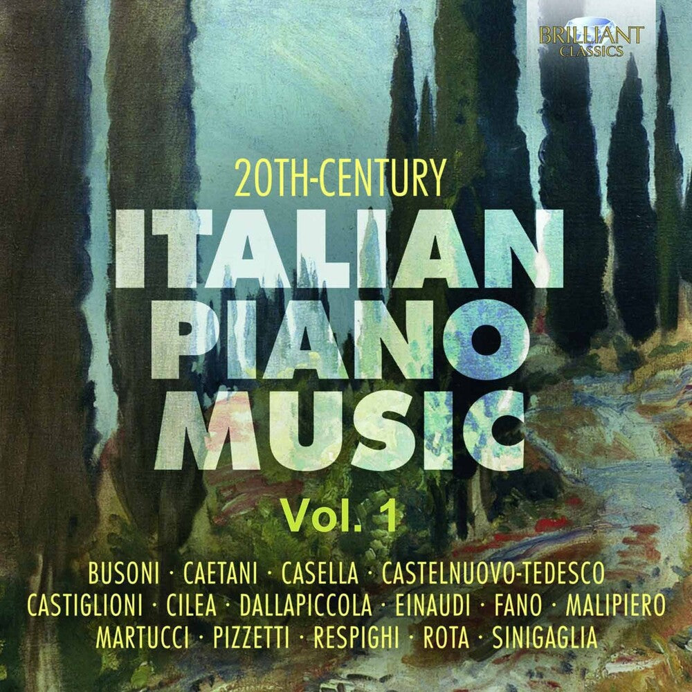 20th Century Italian Piano Music Music CD