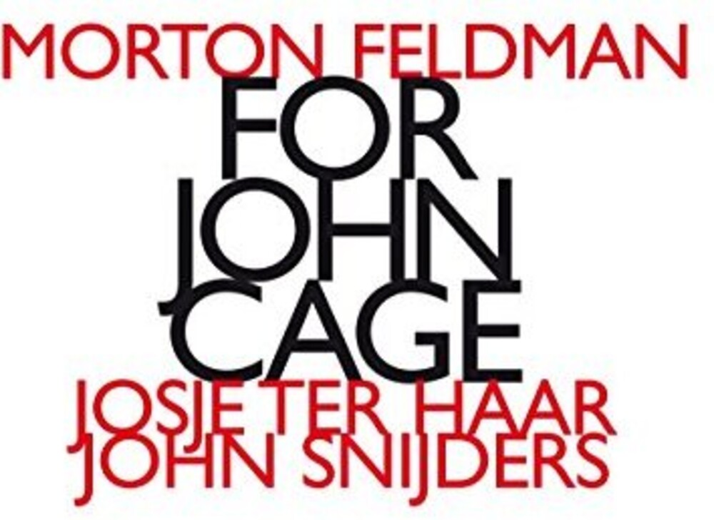 the album cover for Morton Feldman - Morton Feldman: For John Cage