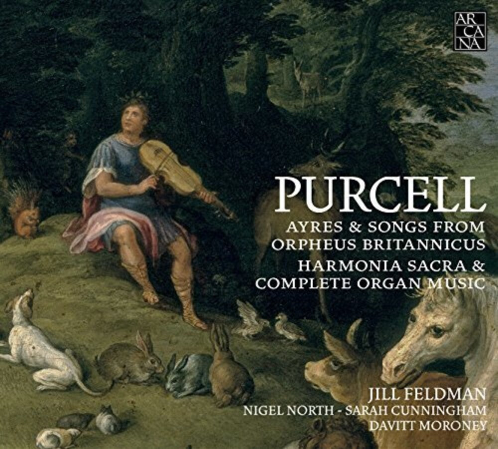 the album cover for Purcell / Jill Feldman / North,Nigel / Cunningham - Henry Purcell: Ayres & Songs from Orpheus Britannicus