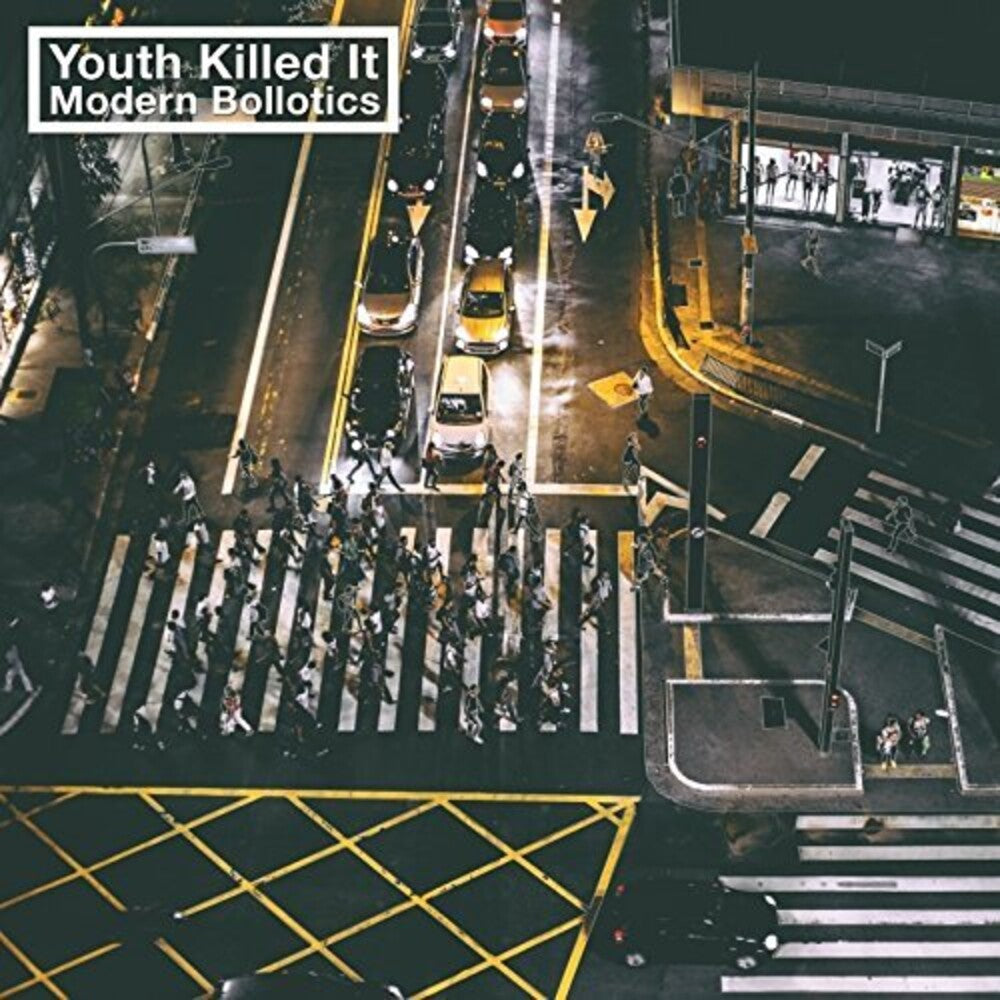 the album cover for Youth Killed It - Modern Bollotics