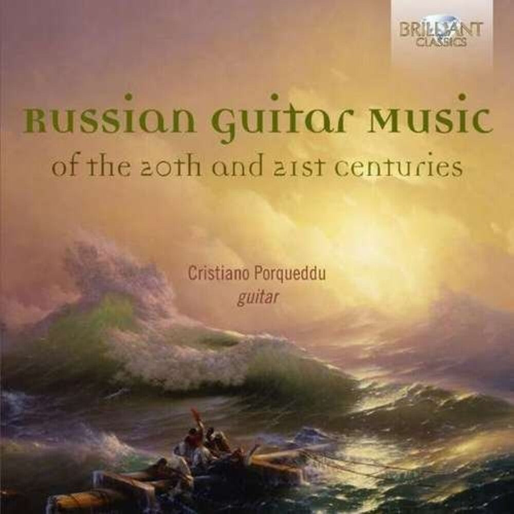 the album cover for Cristiano Porqueddu - Russian Guitar Music of the 20th & 21st