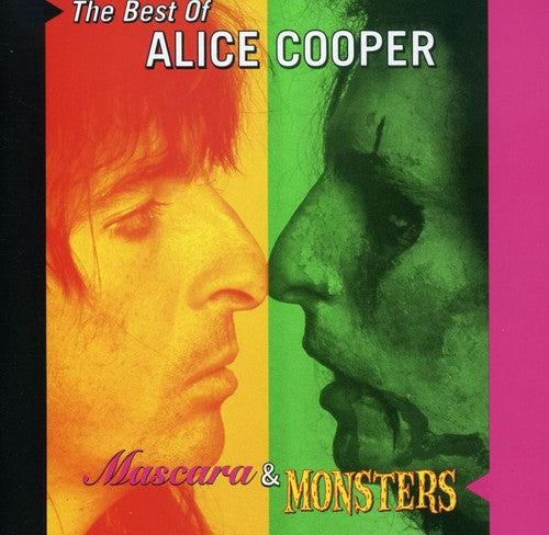 the album cover for Alice Cooper - Mascara and Monsters: The Best Of Alice Cooper