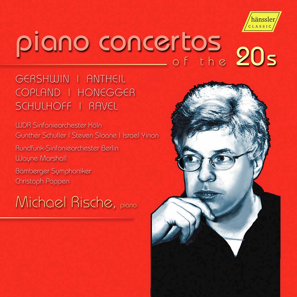 the album cover for Gershwin / Rische - Piano Concertos of the 20S