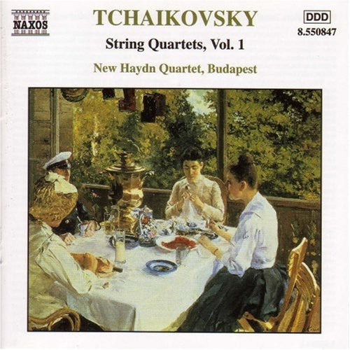 the album cover for New Haydn Quartet - String Quartets 1