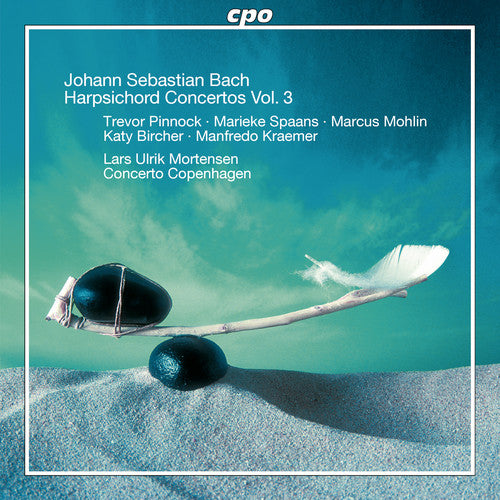 the album cover for Bach / Concerto Copenhagen / Mortensen - Bach: Harpsichord Concertos 3