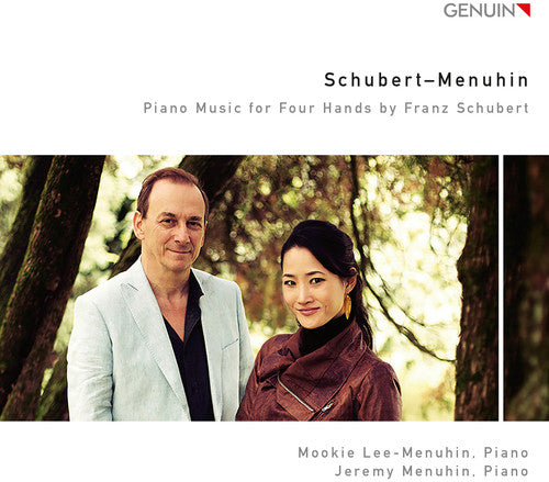 the album cover for Schubert / Mookie Menuhin -Lee / Menuhin,Jeremy - Piano Music for Four Hands By Franz Schubert