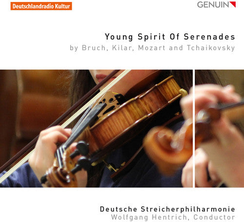 the album cover for Bruch / Kilar / Mozart / Hentrich - Young Spirit of Serenades