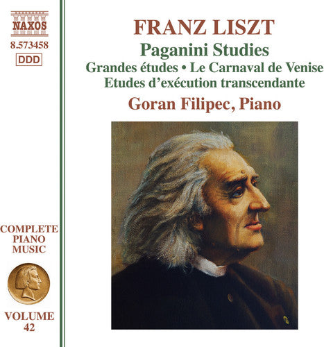 Liszt / Filipec - Liszt: Paganini Studies - Music CD