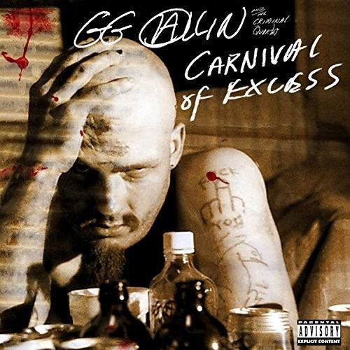 the album cover for Gg Allin - Carnival of Excess