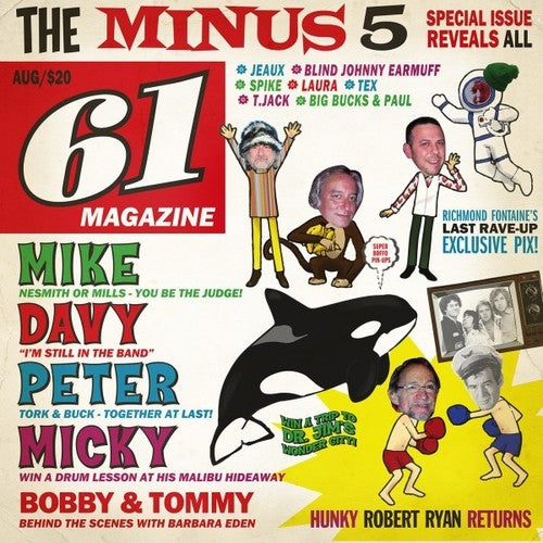 the album cover for The Minus 5 - Of Monkees & Men