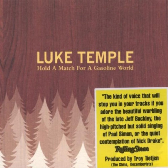 Luke Temple - Hold A Match For A Gasoline Wo Music CD
