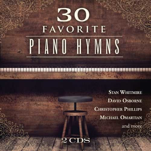 30 Favorite Piano Hymns Music CD