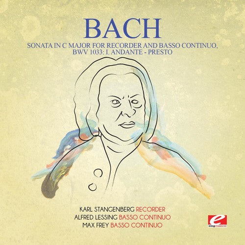 Bach,j.s. - Sonata C Major For Recorder & Basso Continuo Bwv 1 - Music CD