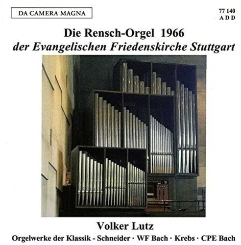 Bach,w.f. / Lutz - Organ Music - Music CD