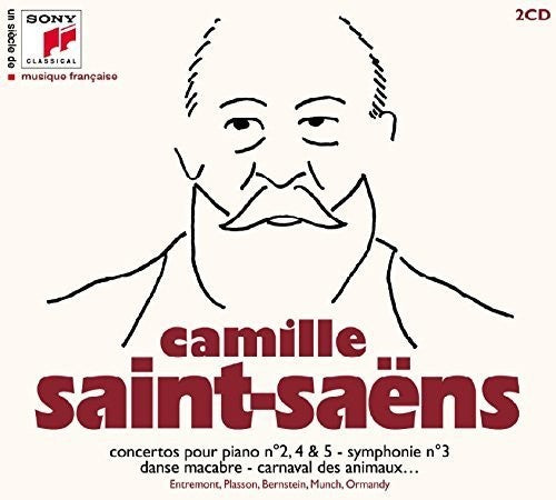 the album cover for Saint-Camille Saens - Un Siecel De Musique Fracaise: Camille Saint-saens