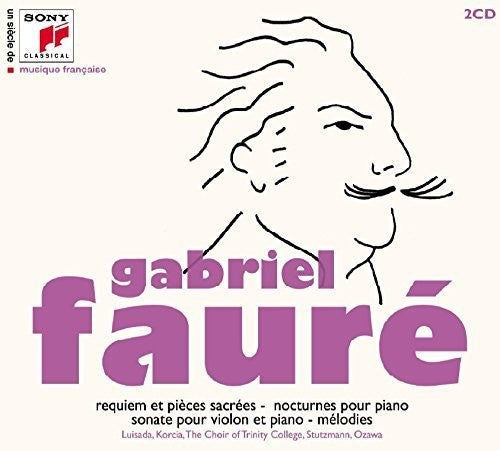 the album cover for G Faure - Un Siecle De Musique Fracaise: Gabriel Faure