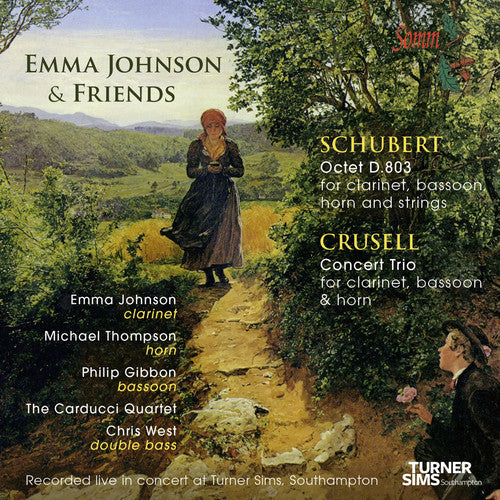 the album cover for F Schubert / Johnson,Emma / West,Chris - Emma Johnson & Friends