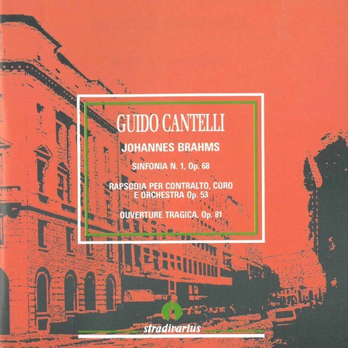 the album cover for Brahms / Cantelli / Lipton / Nbc Sym Orch - Orchesetral Works