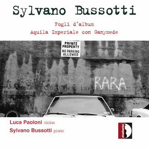 the album cover for Sylvano Bussotti - Album Leaves
