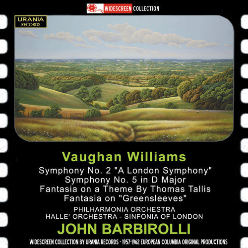 the album cover for Edward Elgar / Halle Orchestra / Barbirolli,John - Barbirolli Conducts Vaughan-williams