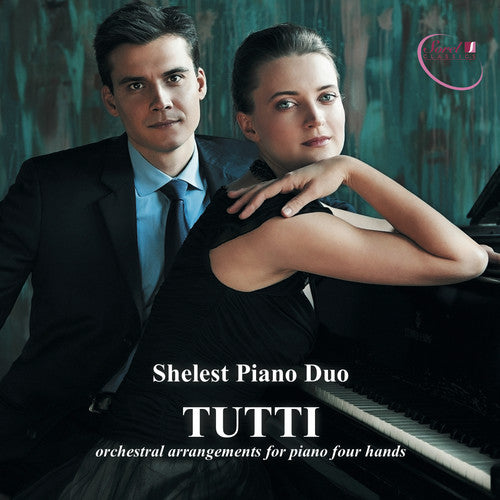 the album cover for Shelest Piano Duo - Tutti