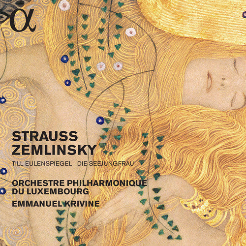 the album cover for Strauss / Emmanuel Krivine - Strauss: Till Eulenspiegel & Zemlinsky: Die